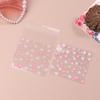 100Pcs Plastic Packing Bags Flower Self-Adhesive Bags For Biscuits Candy Cookies Jewelry Gift Packaging Self Adhesive Bag