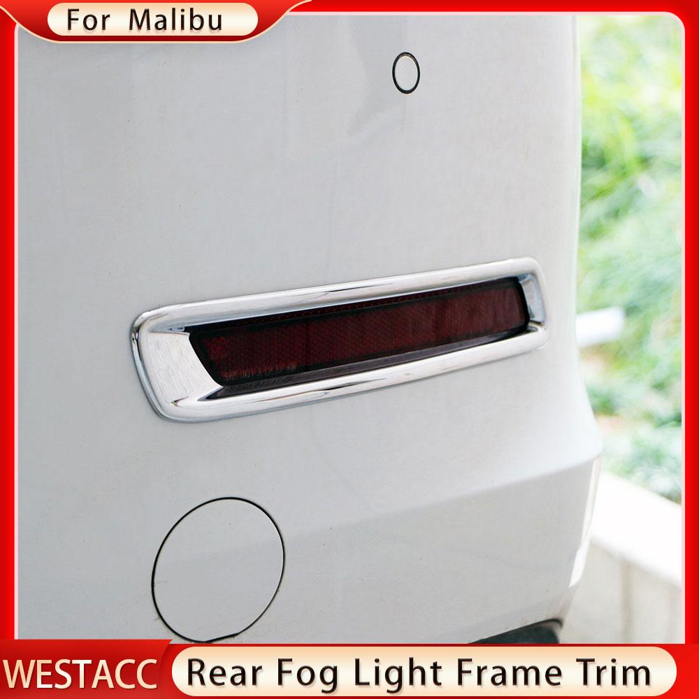 3 шт. ABS хром заднего противотуманного фары автомобиля рамка крышка Накладка наклейка для Chevrolet Chevy Malibu 2012 2013 2014 2015