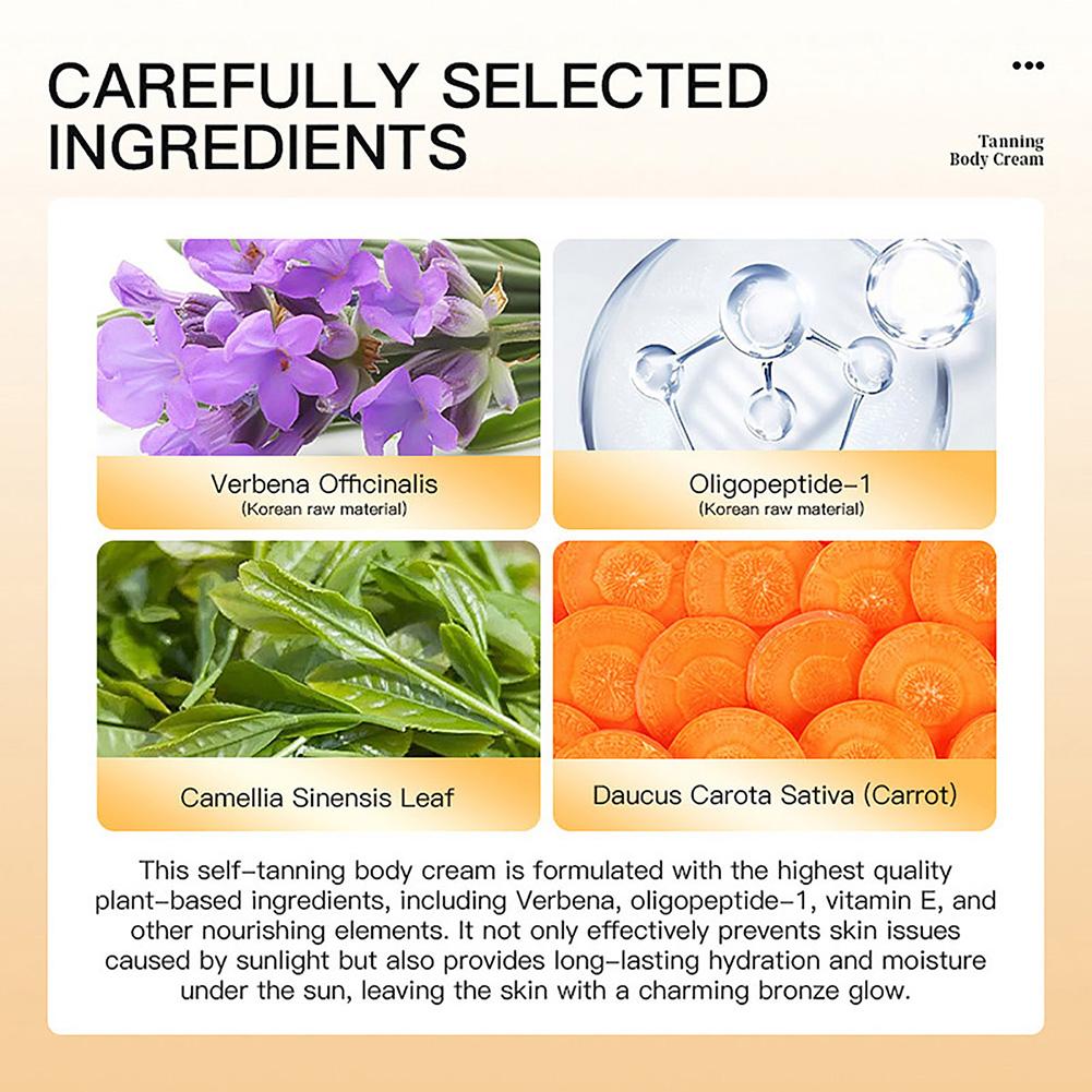 Крем для тела с эффектом естественного загара Charming Bronze Tanning