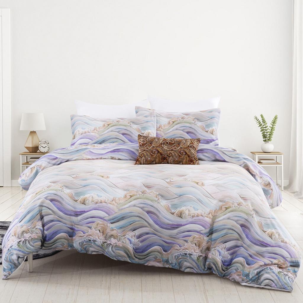 Мраморное одеяло с цветочным принтом Doona, комплект пододеяльников всех размеров, мягкие наволочки, комплект постельного белья