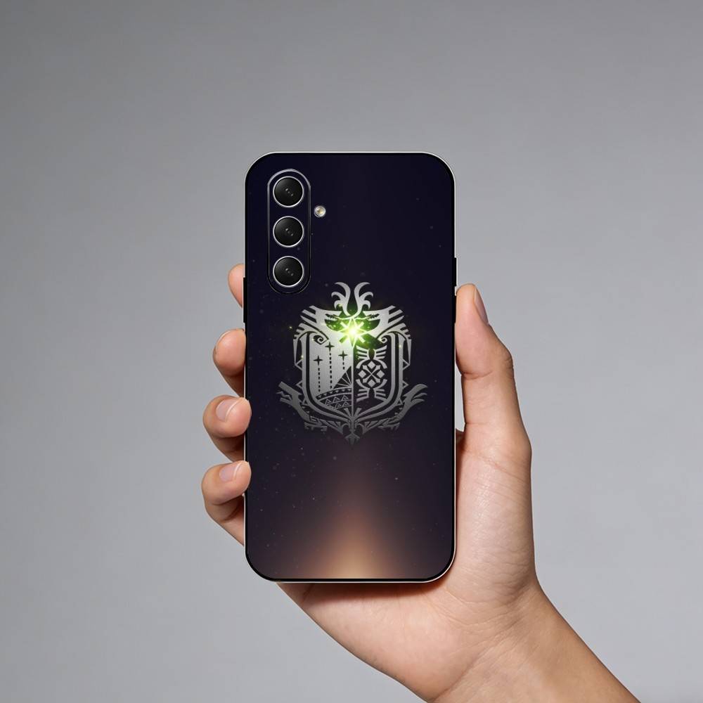 Чехол для телефона M-Monster H-Hunter Wilds для Samsung Galaxy A73, 21, 22, 32, 71, 53, 52, 51, 80, 5G, мягкий черный