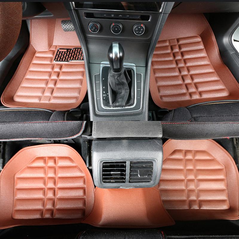 5 шт. автомобильные коврики для ног, коврики, автомобильный Стайлинг для Duster Premium, полный комплект