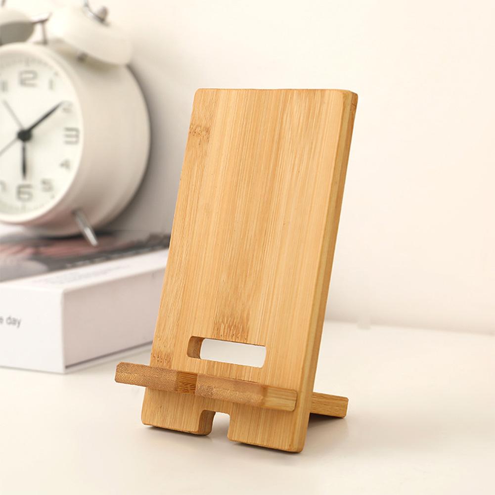 Wooden Desktop Phone Holder Lazy Phone Stand Smartphone Charging Stand Lazy Phone Bracket Mobilephone Support Tablet Stand