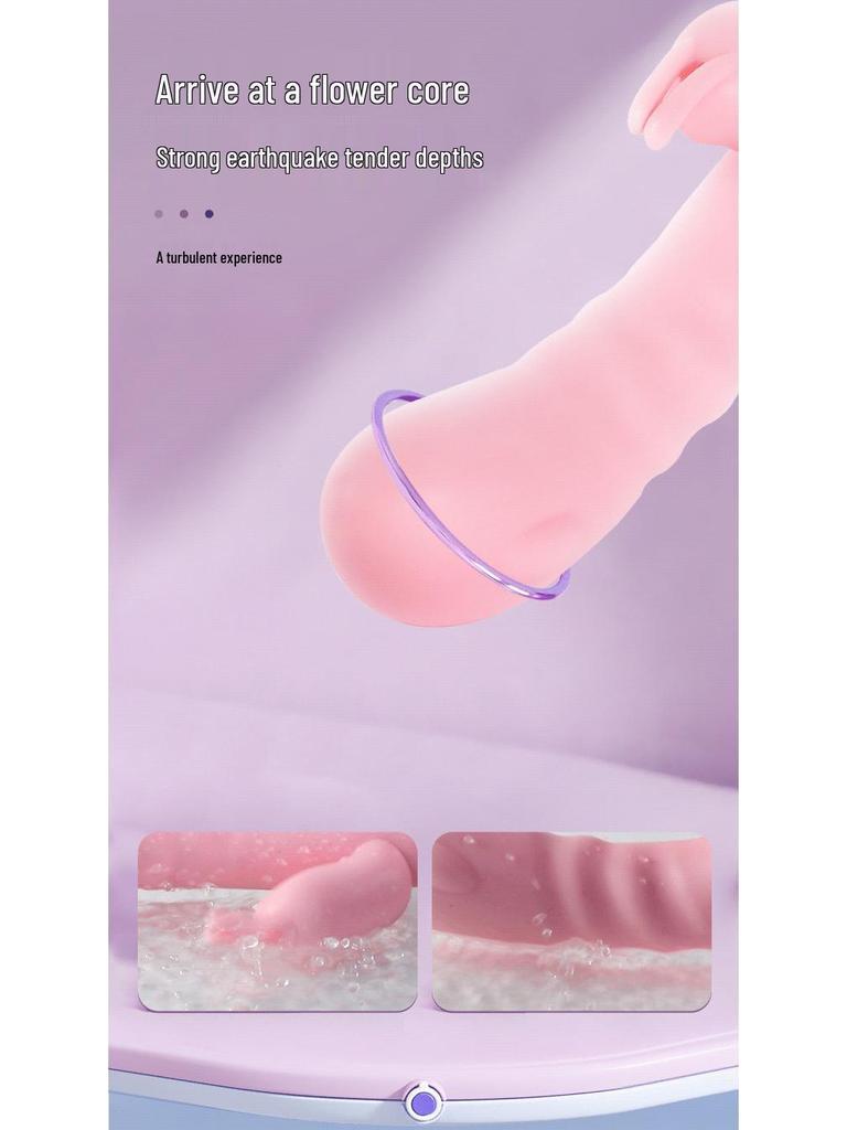 Miji Fun Вибрирующий стимулятор языка и кролик для лизания с подогревом и регулируемой частотой