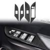 4Pcs Rhd Window Lift Switch Panel Cover Trim Sticker For Toyota Hilux Revo 15-21