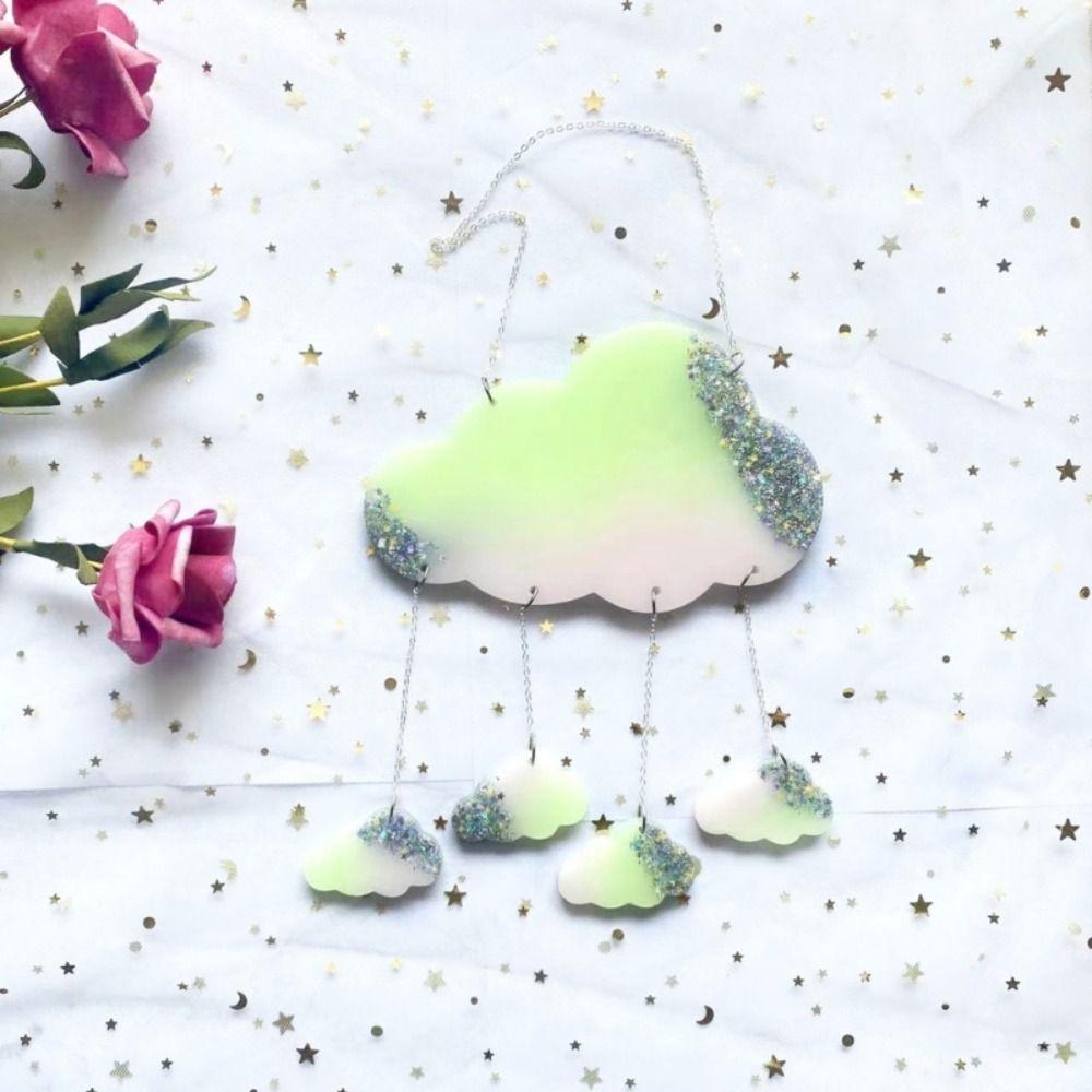 New Crystal Epoxy DIY Crafts Mold Door Hanging Cloud Combination Pendants Mold Handmake Earring Silicone Molds DIY