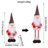A Variety of Christmas Standing Telescopic Doll Hotel Window Christmas Snowman Elk Doll Decorative Ornaments