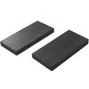 Pstyle. Rubber Plate Anti-Slip Block Anti-Vibration Cushion PST-104 (Set of 2) 3.9 X 2.0