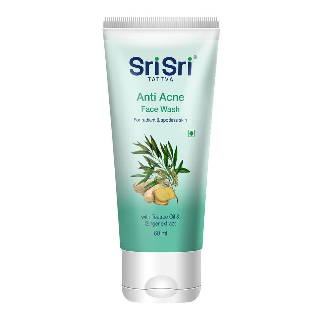 Anti Acne: Cleanser (60 Ml), Anti-Acne Face Wash Sri Sri Tattva