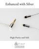 final IEM Earphones A5000 High-Purity Silver-Plated Cable Dynamic F-CORE DU Driver 2-Pin Connector Black White