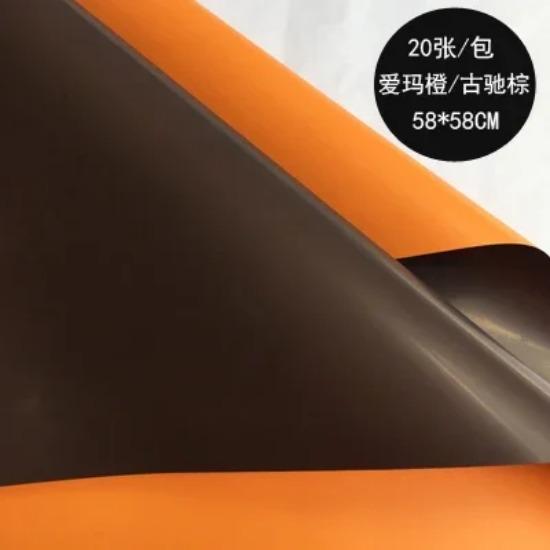 20 шт. водонепроницаемая 2 цвета оберточная бумага для цветов розы в корейском стиле толстая подарочная оберточная бумага для цветов флориста