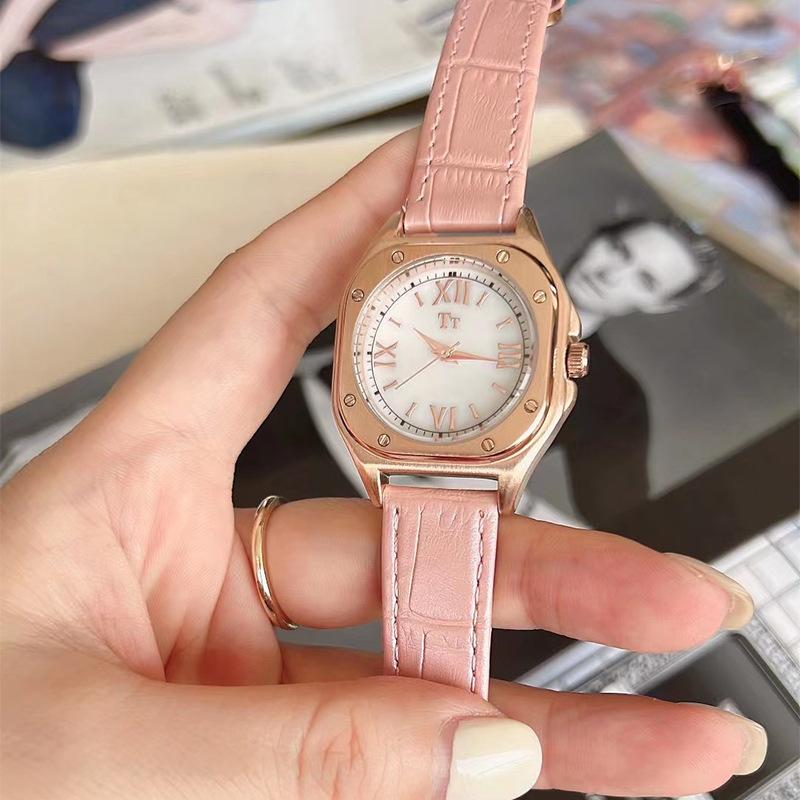 Tianta Square Belt Watch Women'S Niche Light Luxury Simple Roman Character Watch Fashion Casual Quartz Women'S Watch