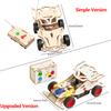 Diy Wooden Remote Control Car Kits Stem 4Wd Educational Science Project Building Toys Creative Birthday Gifts For Kids Boys Girl