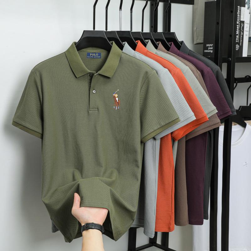 Polo Ralph Lauren Женская летняя новая однотонная рубашка-поло из мерсеризованного хлопка с вышивкой пони, свободного кроя, влагоотводящая и быстросохнущая, повседневная