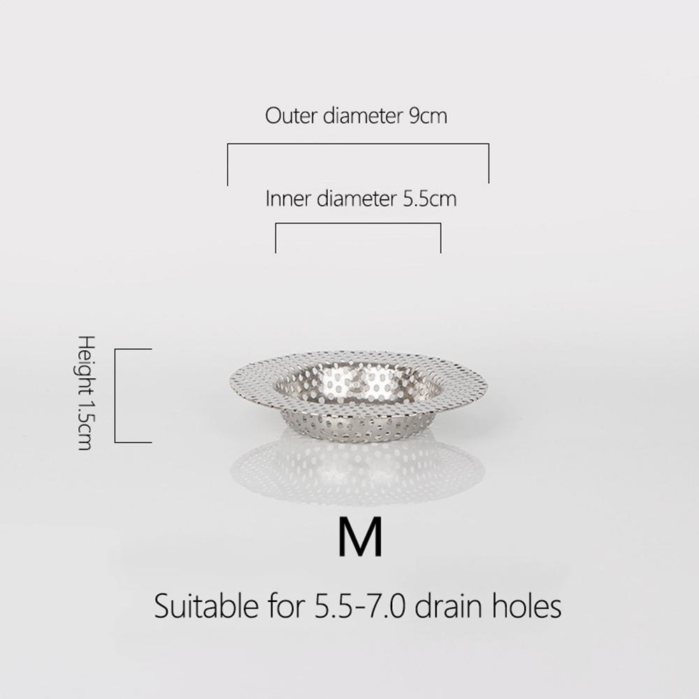 Сетки для волос из нержавеющей стали Аксессуары для слива в ванной Комнатный фильтр для кухонной раковины Кухонные инструменты Раковина