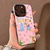 Чехол для телефона Клубничный Ш-Шорткейк для iPhone 17 17Air 16 15 14 13 12 11 Pro Max Plus Цветной Серебристый
