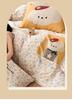 Sleep Grid Cotton Large Edition Digital Printed Four Piece Set