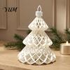 Easy Storage Festive Ornaments 3D Printed Christmas Tree Ornament, Honeycomb Origami Hanging Decoration Decorative for Home Holiday Party Decor,