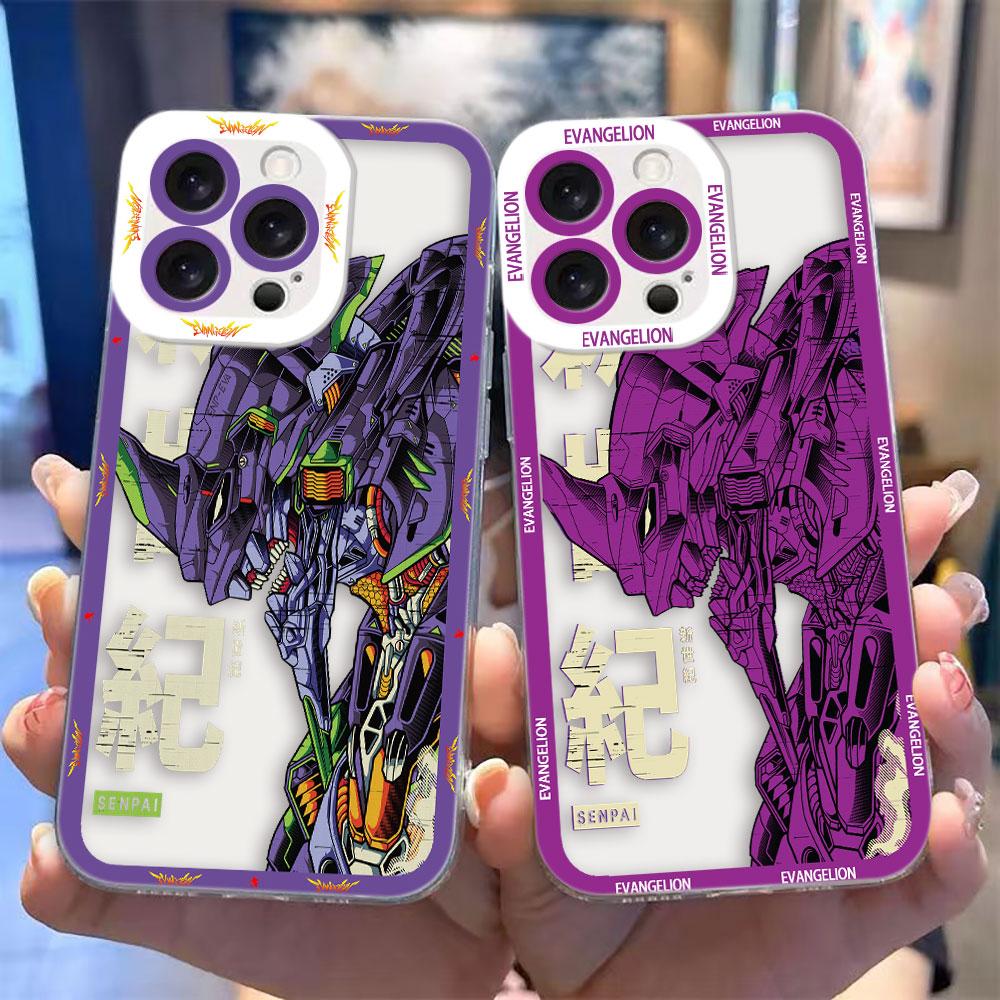 Новый Прозрачный Чехол для Телефона с Мехами E-Evangelion Для Infinix TECNO POVA 2 4 3 5 SMART 6 7 8 NOTE 10 11 12 30 30I 40 50 CAMON 19 20