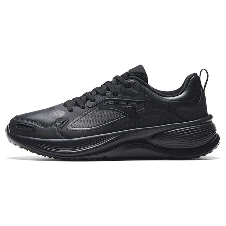 Anta Cloud Path Comfortable Daily Non-Slip Wear-Resistant Low-Top Running Shoes Men Sneakers Black 112335558-6
