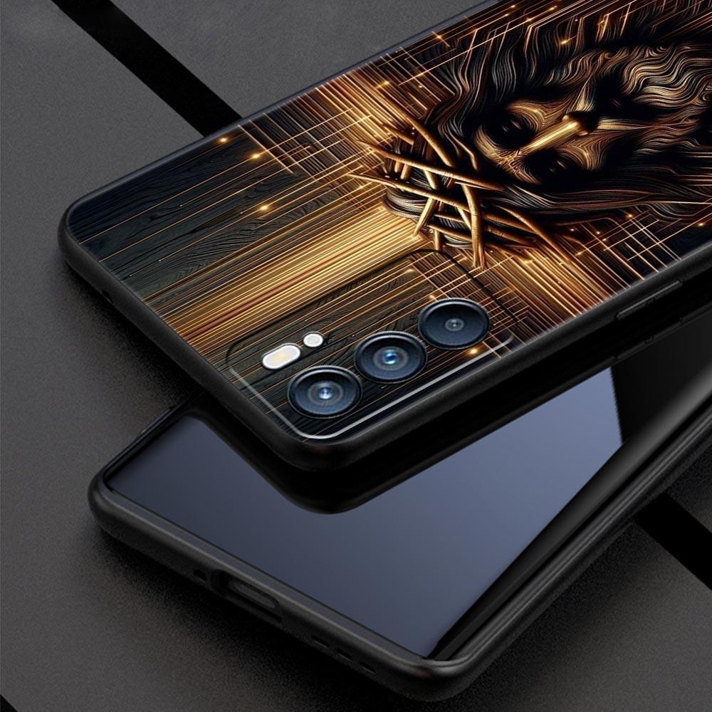 Чехол для телефона с узором в виде креста Для Oppo A17 A31 A54 A57 A78 A79 A98 Find X5 X6 Reno 6 7 8 10 11 12 13 F Pro 5G Мягкий ТПУ