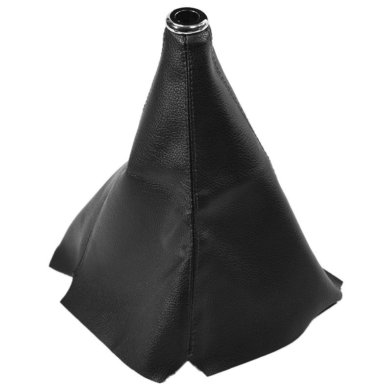 Универсальный автомобильный чехол из ПВХ кожи для рычага переключения передач, пыльник, гетры, черный/красный для Toyota/Honda/BMW/VW/Benz/Opel