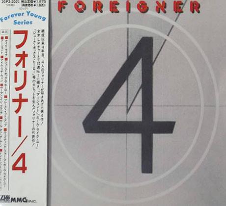 CD FOREIGNER 4 20P22021 Atlantic 1989 Япония Рок Б/у