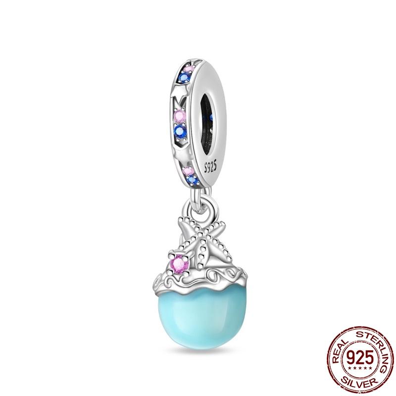 Оригинальный медный светящийся кулон серии Marine, подходит для браслета 3 мм, DIY шарм для женских украшений, модный подарок