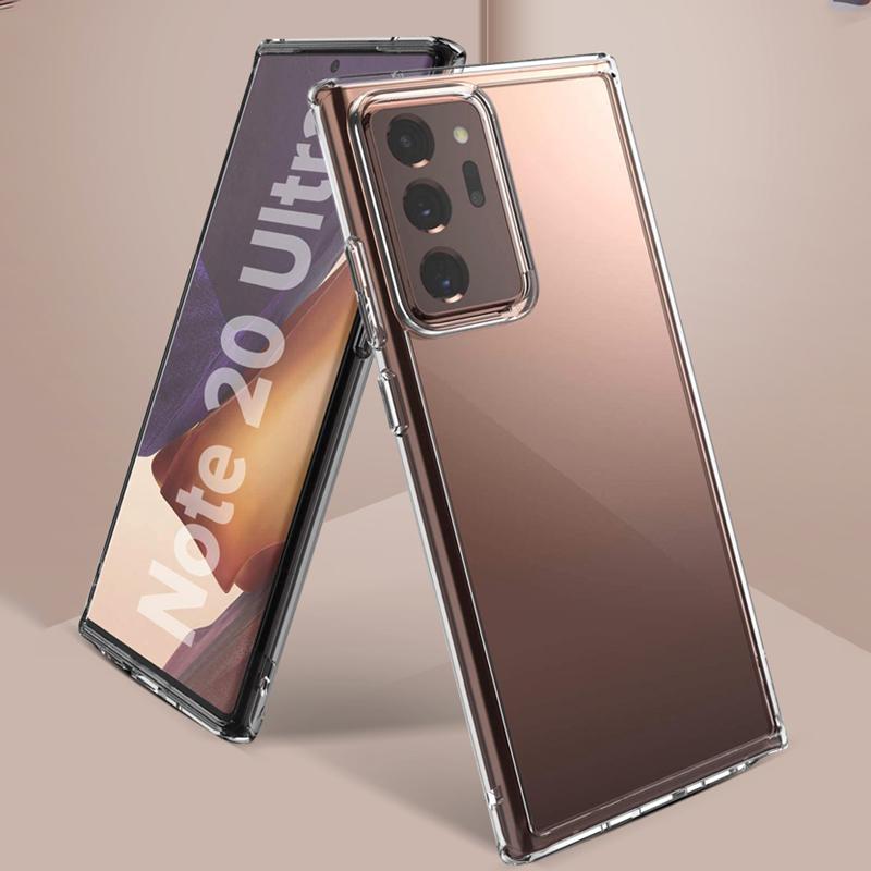 Чехол для телефона Samsung Galaxy Note 20 Ultra, мягкий прозрачный, полный, ультратонкий, прозрачная задняя крышка для Samsung Galaxy Note 20, ударопрочный бампер