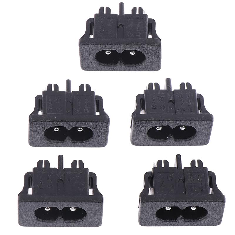 5 шт. AC250V 5A 2Pin AC силовая розетка крепление гнездо