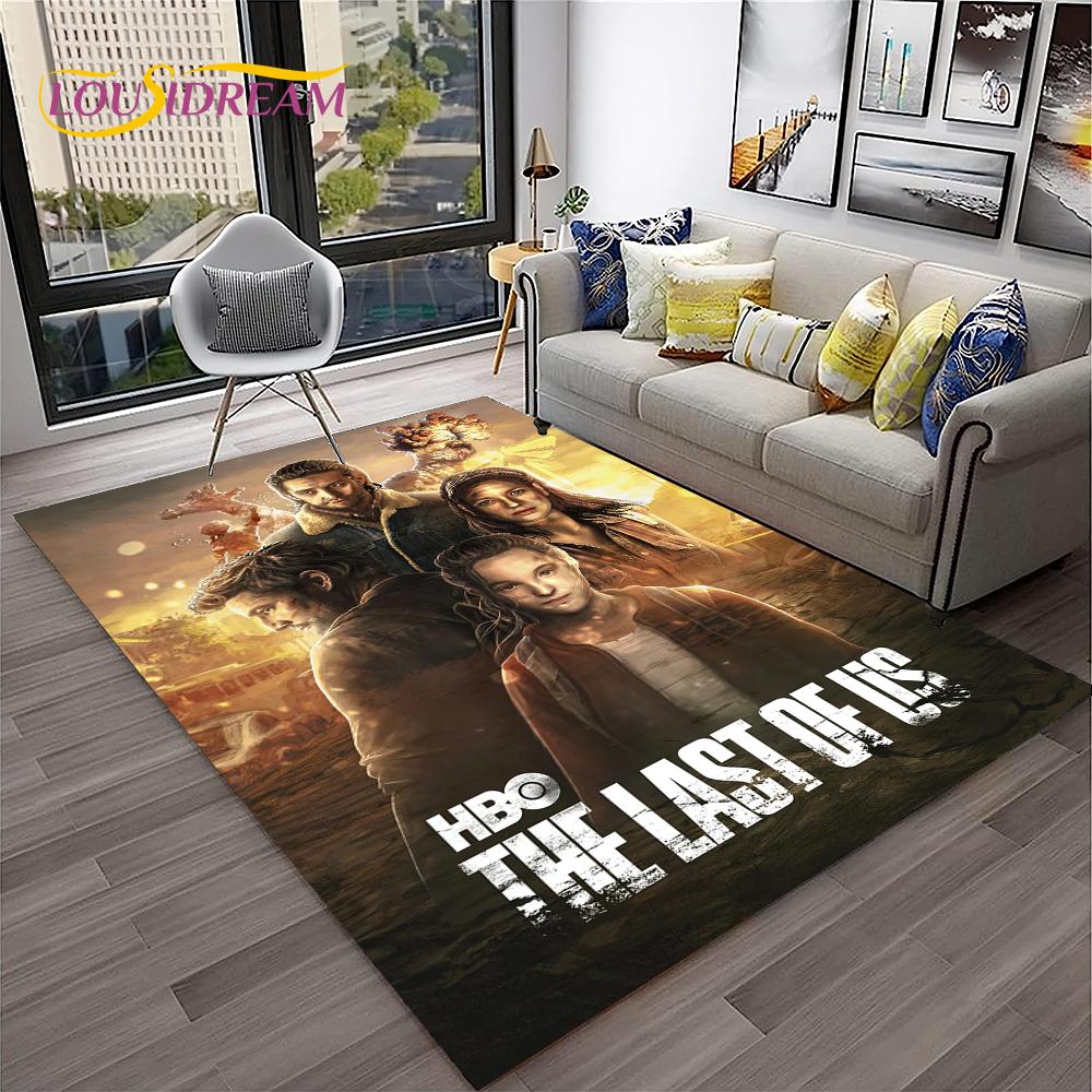 The Last of Us Игра ужасов Педро ТВ Ковер Коврик для дома Гостиная Спальня Диван Придверный коврик Декор, детский ковер Нескользящий коврик для пола