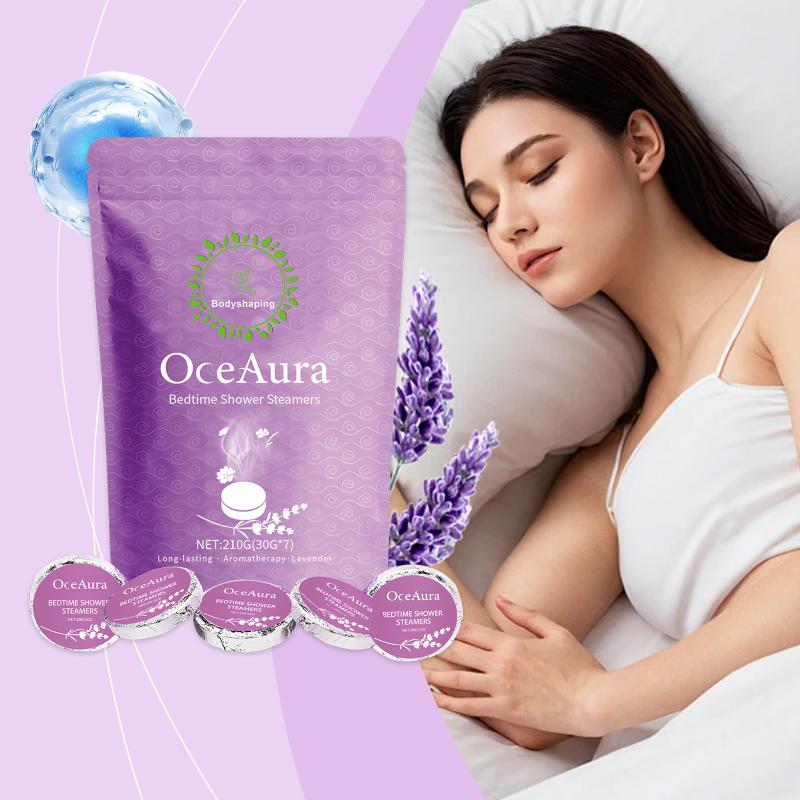 Oceaura Лавандовые Ароматерапевтические Таблетки для Душа Мягкое Очищение Питание Кожи Свежий Аромат Долгосрочный Уход за Телом