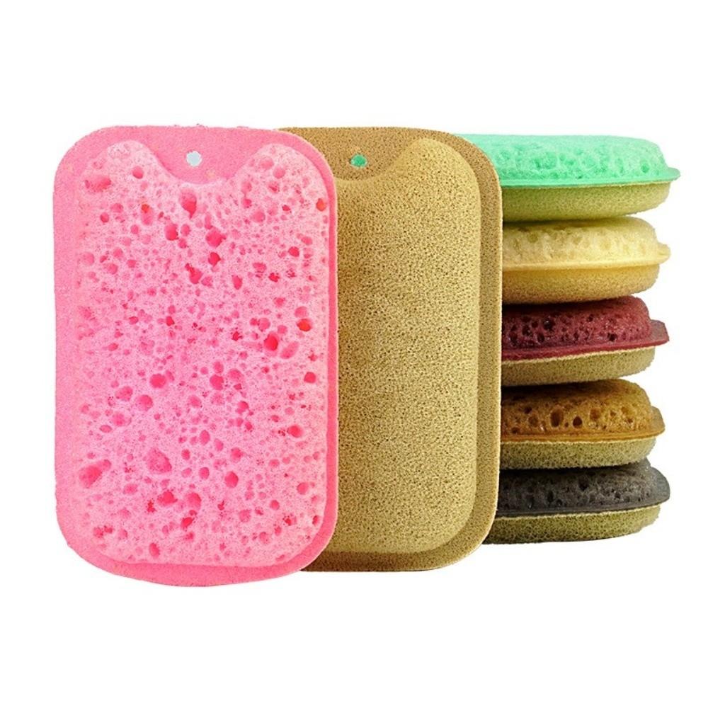 6pcs/set Washable Cleaning Sponges Reusable Dishwashing Sponges Useful Sponge Wipes Pan Cleaning