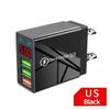3 Ports USB Charger Quick Fast Charging Wall Adapter with LED Digital Display For Samsung S23 Xiaomi 14 Pro Huawei Mate 60 Redmi