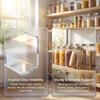 5Pcs 20/30/40cm Shelf Divider Panels Transparent Under Couch Blocker Desk Gap Barrier  Storage