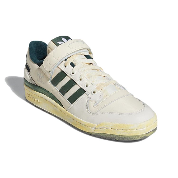 Adidas Forum 84 Low AEC Vintage Pack - Green Oxide Unisex Sneakers White Cloud-White HR0558