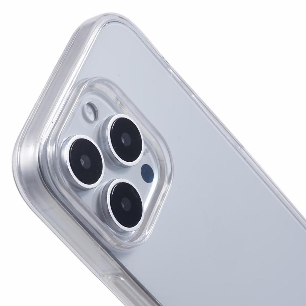 Чехол для iPhone 16 Pro с ТПУ-рамкой и прозрачной акриловой задней крышкой, чехол для телефона с ПЭТ-пленкой