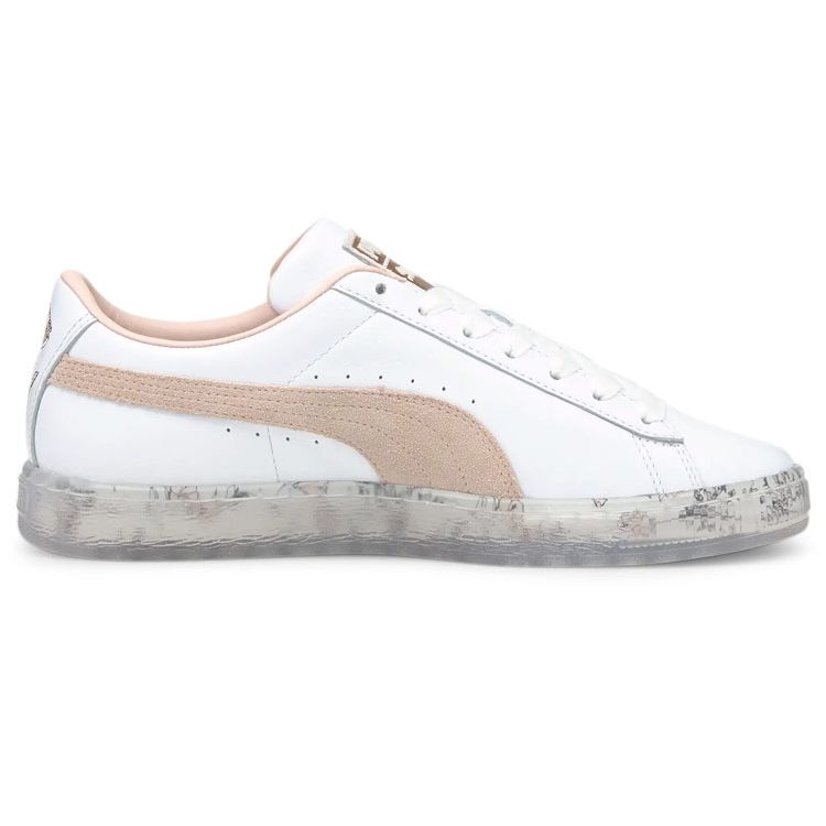 Puma Basket In Bloom - Женские кроссовки Cloud Pink White 380117-01