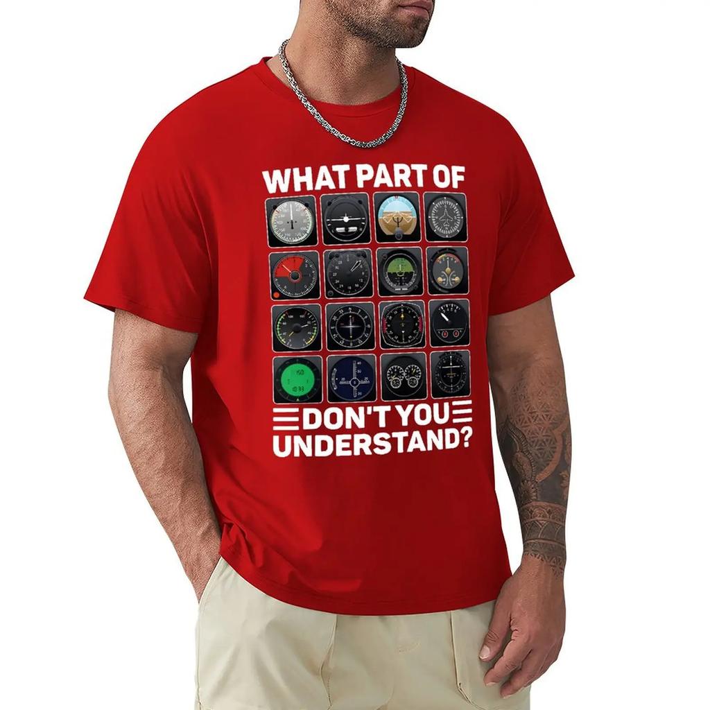 Авиакомпания Самолет Самолет Пилот Инструменты Инструменты Футболки Графический Хлопок Уличная одежда Короткий рукав Подарки на День Рождения Футболка Мужская