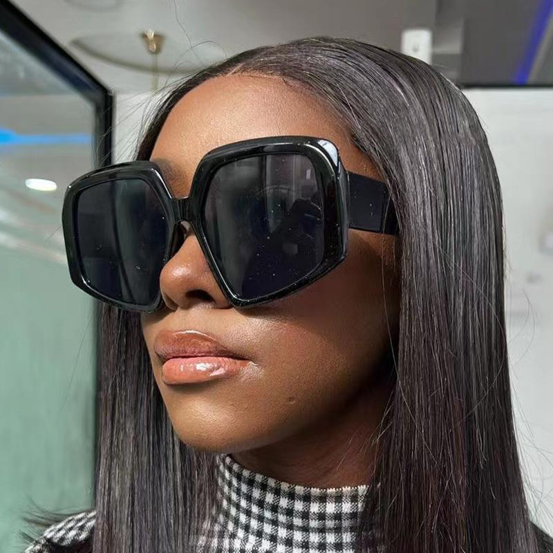 Jiuling Eyewear 2023 Модные Винтажные Ретро Прямоугольные Солнцезащитные Очки Неправильной Формы Большой Квадратный Каркас Солнцезащитные Очки
