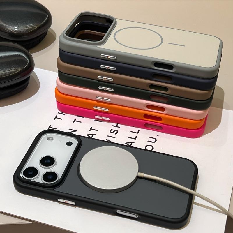 Большое прозрачное окно Жидкий силикон Для чехла телефона Magsafe Для iPhone 17 Air 16 15 14 13 Pro Max Официальный Мягкий Защитный Ударопрочный Чехол