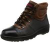 Safety PU Double Layer JIS T8101 Leather Type S E Approved Cm [Donkel] Shoes, Sneakers, Sole, (D Type), 703N, Men's, Black/brown, 27.5