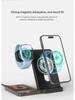 3-in-1 Foldable Wireless Charger Stand for Phone, Watch, and Earbuds