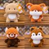 Fox Cute Mini Doll With Plush Pp Cotton Filling Very Suitable Decoration Room