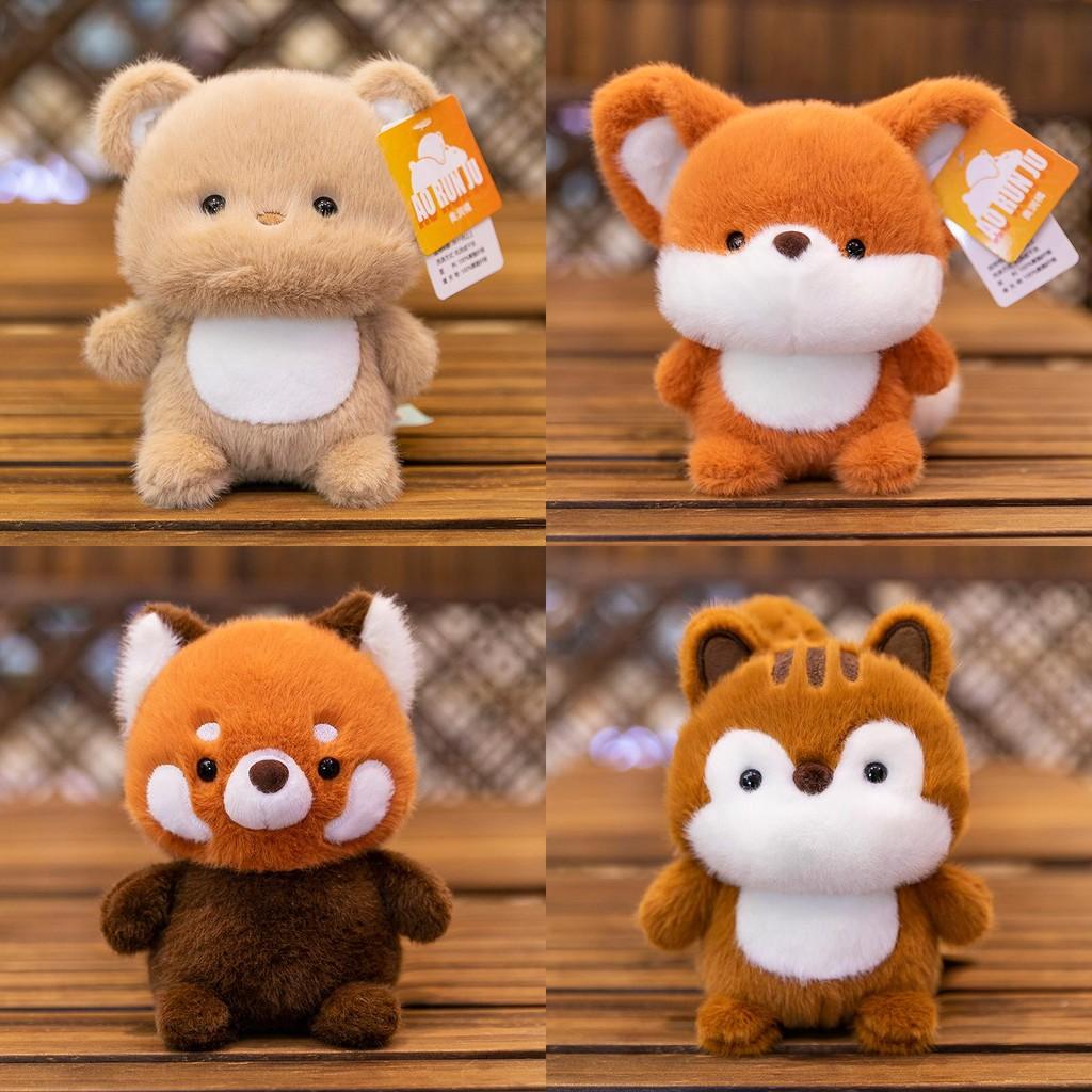 Fox Cute Mini Doll With Plush Pp Cotton Filling Very Suitable Decoration Room