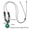 Bead Run Wood Bead Viking Bead Safety Buckle Retro Style Rune Bead Rune Bead Ethnic Style Sweater Chain Retro Fashion