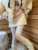 Плюшевая мини-юбка А-силуэта bodycon из шерсти ягненка - Осень Зима 2025