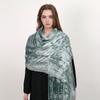 Watercolour Floral Printed Shawl for Women Breathable Light Weight Soft Scarf Cotton Rayon Viscose Woven Muslim Hijab