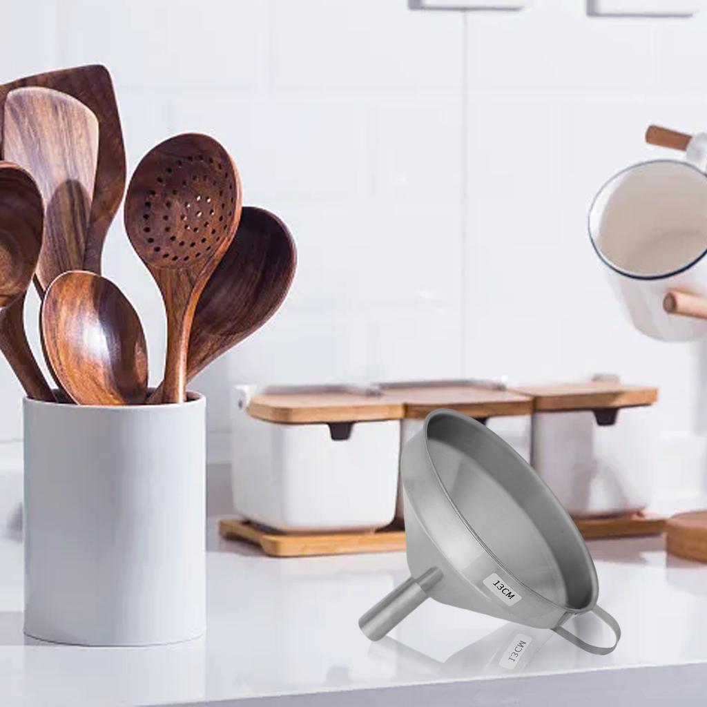 Funnel Set Funnel Liquid Dispenser Spill Tool Stainless Steel