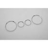 Chromium Styling Dashboard Gauge Ring Set For Opel Corsa B